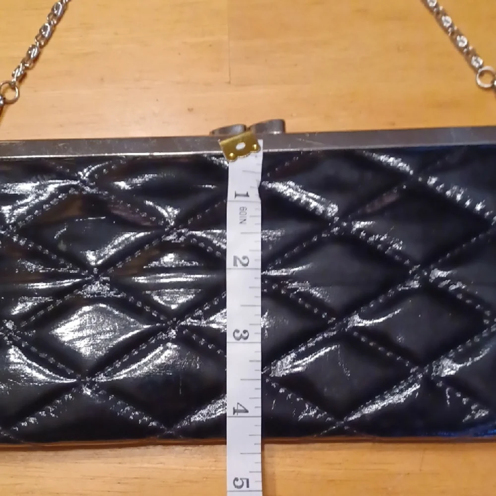 depeche mode Vinyl Black Quilted Clutch